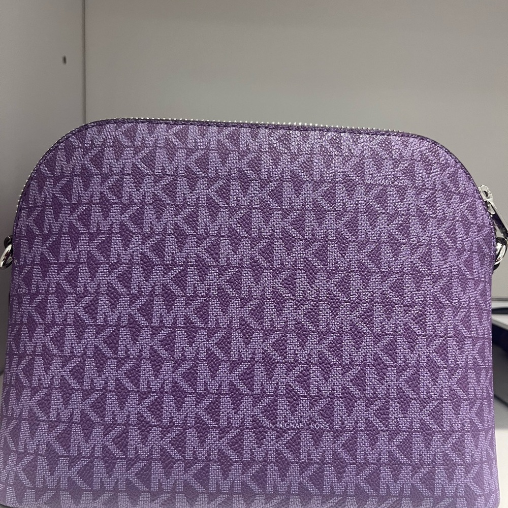 Michael Kors Dark Purple Multi Dome Crossbody - Picture 2 of 6